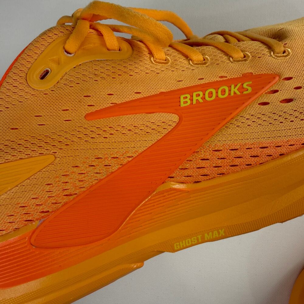 Brooks Ghost Max 3 Men's Orange Max Cushion Running Shoes Sneakers Size 13 - Picture 9 of 16